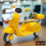 12V Electric Ride-On Vespa Mini for Kids – 3-Wheel Scooty | Toy4You
