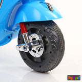 Vespa Rechargeable Battery Operated Scooter Blue
