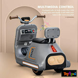 Kids Electric Motorcycle Ride-On Bike with 3 Wheels