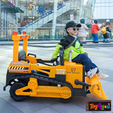 Toy4You Premium Kids Ride-On JCB Bulldozer – Electric Construction Vehicle