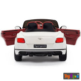 Licensed Bentley GT Super Sports Kids Car White