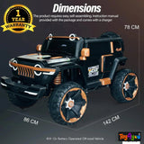 12V 4x4 Ride On Jeep for Kids with Remote