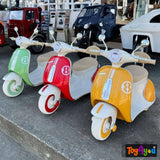 Toy4You Vintage Vespa Rechargeable Kids Scooty with Lights