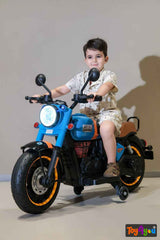 Toy4You Royal Enfield–Style Bullet Kids Electric Ride-On Bike