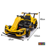 Toy4You 24V Electric Go-Kart for Kids — Remote Control, Drift-Style Fun