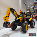 Toy4You Kids Ride-On JCB Excavator | 12V Battery-Powered Excavator Toy