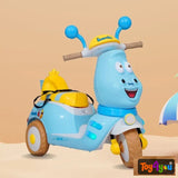 Toy4You 3-Wheel Electric Ride-On Bike for Kids – Rechargeable with Music & Lights