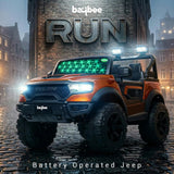 Run 4X4 Kids Battery Operated Jeep for Kids (Painted)